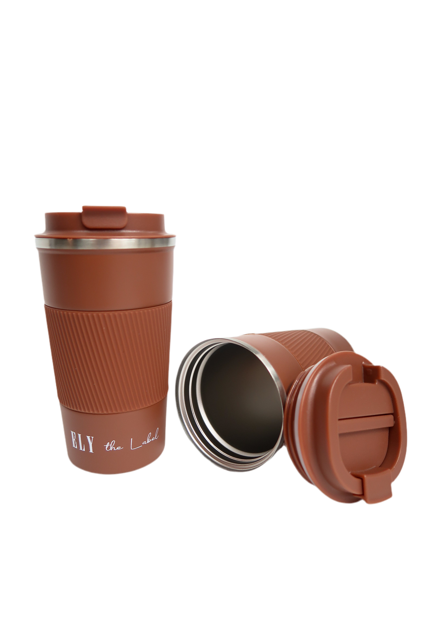Brown insulated thermal coffee cup hydroflask